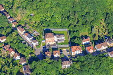 Aerial view of Rottweil Correctional Facility - Oberndorf Branch in Oberndorf am Neckar in the state Baden-Wuerttemberg, Germany