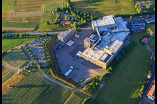 Aerial photograpy of Sicht-pack Hagner GmbH in the district Hallwangen in Dornstetten in the state Baden-Wuerttemberg, Germany