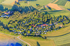 Königskanzel high-altitude camping in Dornstetten in the state Baden-Wuerttemberg, Germany