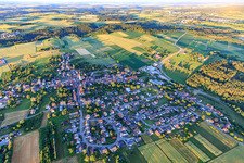 View of the town from the east in the district Betra in Horb am Neckar in the state Baden-Wuerttemberg, Germany
