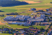 Sulgener Straße industrial area from the north with BETEK GmbH & Co.KG, SIMON GROUP Aichhalden, SITEK - A BETEK BRAND and Karl SIMON GmbH & Co. KG in the district Vorderaichhalden in Aichhalden in the state Baden-Wuerttemberg, Germany