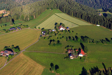 Individual farms in the district of Riesen in the district Rubstock in Aichhalden in the state Baden-Wuerttemberg, Germany