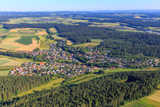 Village view from the southeast in the district Kappel in Niedereschach in the state Baden-Wuerttemberg, Germany
