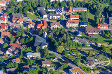 Cemetery and Church of St. Mauritius and St. Catherine in Niedereschach in the state Baden-Wuerttemberg, Germany