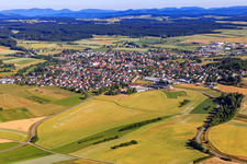 View from the southeast in Dunningen in the state Baden-Wuerttemberg, Germany