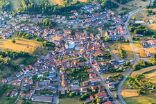 View of the town from the south in the district Gossersweiler in Gossersweiler-Stein in the state Rhineland-Palatinate, Germany