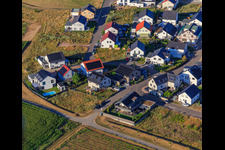 Aerial photograpy of Violet Path, Daffodil Path in Kandel in the state Rhineland-Palatinate, Germany
