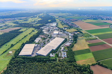 Horstring from the west in the district Minderslachen in Kandel in the state Rhineland-Palatinate, Germany