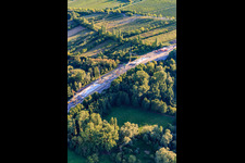 Permanent construction site for the four-lane expansion of the B10 in the district Godramstein in Landau in der Pfalz in the state Rhineland-Palatinate, Germany
