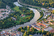 Saareck Castle Guesthouse, Villeroy & Boch World Museum and Villeroy & Boch Outlet Mettlach in the district Keuchingen in Mettlach in the state Saarland, Germany