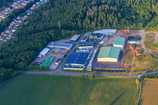 Industrial area Auf d. Haardt with SEG Umwelt-Service GmbH, Martino Installationstechnik – heating, plumbing, ventilation, and Walter & Co. GmbH / Walter Nutzfahrzeuge GmbH in Mettlach in the state Saarland, Germany
