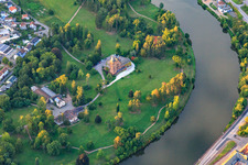 Guesthouse Schloss Saareck in a park on the banks of the Saar in the district Keuchingen in Mettlach in the state Saarland, Germany