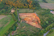 MUCAJ sand pit and TERALIS - Lebach (building materials disposal, recycling, concrete filling station) in the district Primsweiler in Schmelz in the state Saarland, Germany