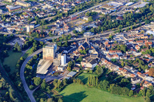 Franz Juchem GmbH, Lebach plant and Holy Trinity and St. Mary's Church in the district Bubach-Calmesweiler in Eppelborn in the state Saarland, Germany