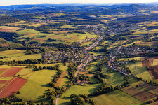 From the northwest in the district Bubach-Calmesweiler in Eppelborn in the state Saarland, Germany