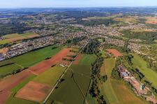 From the northeast in the district Bettingen in Schmelz in the state Saarland, Germany