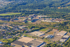 ALDI SE & Co. KG Bous (ALDI SÜD central warehouse) and site of the former Mannesmann tube factory in Bous in the state Saarland, Germany