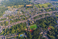 From the south in the district Griesborn in Schwalbach in the state Saarland, Germany