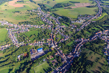 Overview of the town from the south in the district Kölln in Püttlingen in the state Saarland, Germany