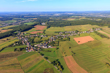 From the east in the district Falscheid in Lebach in the state Saarland, Germany