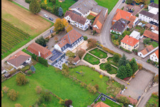 Oblique view of Castle in Oberotterbach in the state Rhineland-Palatinate, Germany