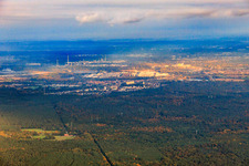 Wörth Automobile Plant from the West in Wörth am Rhein in the state Rhineland-Palatinate, Germany