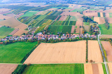 From the west in Vollmersweiler in the state Rhineland-Palatinate, Germany