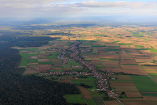 From the northwest in Schleithal in the state Bas-Rhin, France
