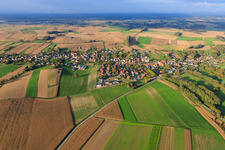 From the south in Wintzenbach in the state Bas-Rhin, France