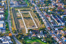 New development area Im Storchenring under development in the district Queichheim in Landau in der Pfalz in the state Rhineland-Palatinate, Germany