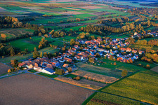 Aerial view of From the southwest in Hergersweiler in the state Rhineland-Palatinate, Germany