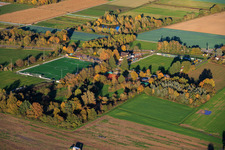 Sports grounds of TB Jahn 1896 eV and TC '86 eV in Zeiskam in the state Rhineland-Palatinate, Germany