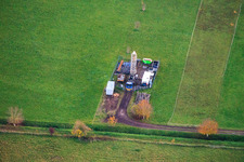 Oil production facility in the district Queichheim in Landau in der Pfalz in the state Rhineland-Palatinate, Germany