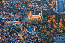 Cathedral at Speyer in autumn at evening light in Speyer in the state Rhineland-Palatinate, Germany