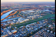 FSL Airport Speyer/Ludwigshafen EDRY from the northwest in Speyer in the state Rhineland-Palatinate, Germany