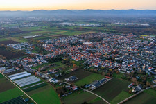 From the southeast in Offenbach an der Queich in the state Rhineland-Palatinate, Germany