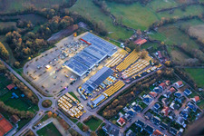 Südpfalz Center in the evening in Rohrbach in the state Rhineland-Palatinate, Germany