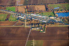 Dannstadt rest area on the A61 motorway in Schifferstadt in the state Rhineland-Palatinate, Germany