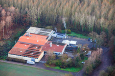 Aerial photograpy of Am Niederteich Daycare Center in Herxheim bei Landau in the state Rhineland-Palatinate, Germany