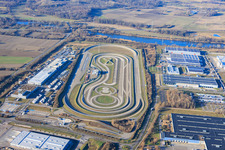 Daimler Truck EVZ test track in Wörth am Rhein in the state Rhineland-Palatinate, Germany
