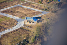 New development area between Michelsbach and Fischmal in Leimersheim in the state Rhineland-Palatinate, Germany