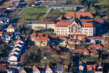 St. Paulus Stift Herxheim and Caritas Support Center St. Laurentius and Paulus in Wörth am Rhein in the state Rhineland-Palatinate, Germany