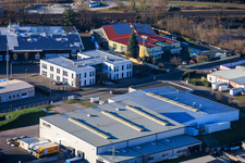 Aerial photograpy of RelineEurope GmbH in Wörth am Rhein in the state Rhineland-Palatinate, Germany