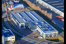 Southern Palatinate workshop in Offenbach an der Queich in the state Rhineland-Palatinate, Germany out of the air