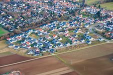 New development area K2 from the northeast in Kandel in the state Rhineland-Palatinate, Germany