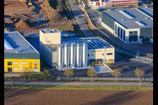 Aerial view of Cornexo GmbH Offenbach in Offenbach an der Queich in the state Rhineland-Palatinate, Germany