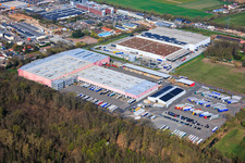 HORNBACH Logistics Center Essingen I in the district Dreihof in Essingen in the state Rhineland-Palatinate, Germany