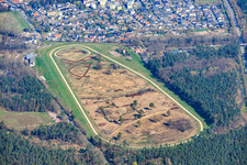 Horse racing track of the Palatinate Racing Club Haßloch eV in Haßloch in the state Rhineland-Palatinate, Germany