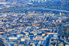 From the northwest in the district Süd in Ludwigshafen am Rhein in the state Rhineland-Palatinate, Germany