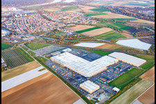 Company premises of Joseph Vögele AG in the district Rheingönheim in Ludwigshafen am Rhein in the state Rhineland-Palatinate, Germany